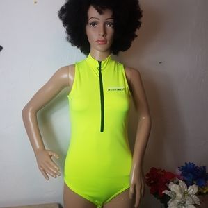 NWT Neon tutleneck bodysuit